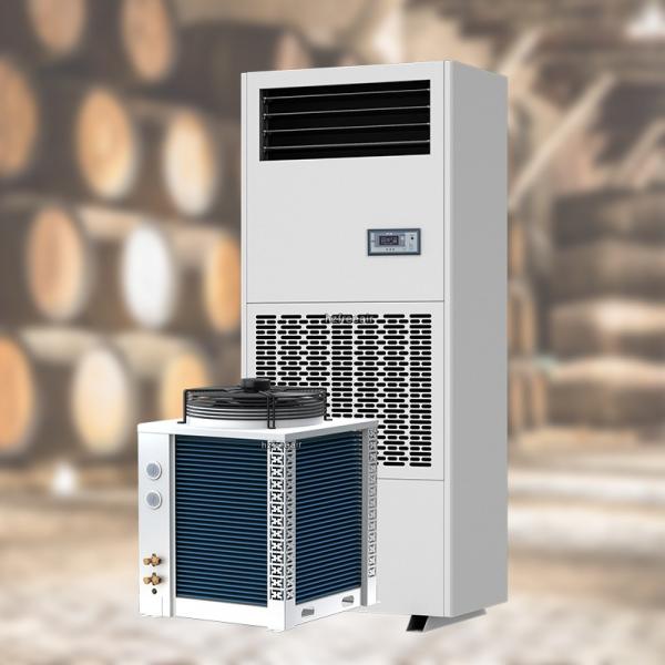 7KG/H Industrial Dehumidifier with Temperature Control Energy-saving 410 Refrigerant Automatic Defrosting 168Liters/day Electric 380V