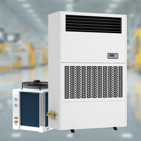 20KG/H Dehumidifier with Temperature Control Industrial Basement Garage Heavy Duty Commercial Dehumidifier Temperature Control Sensible Heat Cool Regulation